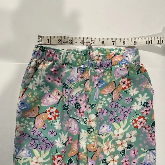 H&M Floral Multicolor Pants - Size 6X - Picture 5 of 7